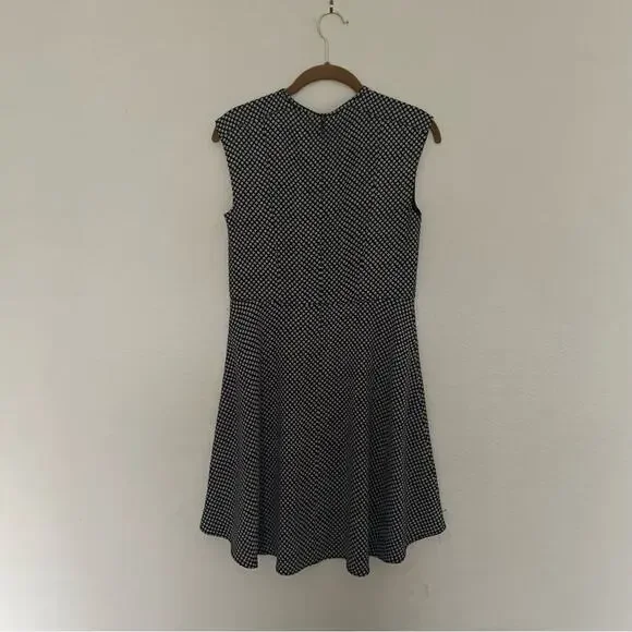 Ann Taylor Black & Cream A Line Dress - Picture 3 of 7